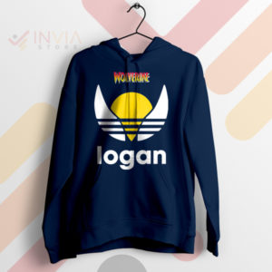 Wolverine's Way Logan Style Adidas Navy Hoodie