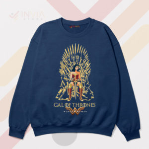 Wonder Woman x Iron Throne GOT Navy Sweatshirt