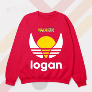X-Perience Logan Wolverine x Adidas Red Sweatshirt