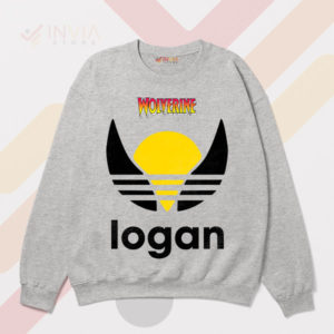 X-Perience Logan Wolverine x Adidas Sport Grey Sweatshirt