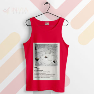 XXxtentacion Forever with 17 Album Red Tank Top