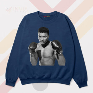 Young Ali The Greatest of All Time Navy Sweatshirt