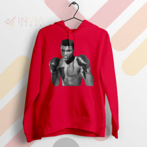 Young Muhammad Ali Boxing Legend Red Hoodie