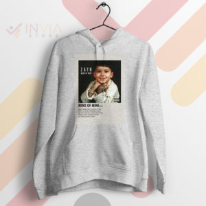 Zayn's Mind of Mine Tracklist Graphic Sport Grey Hoodie