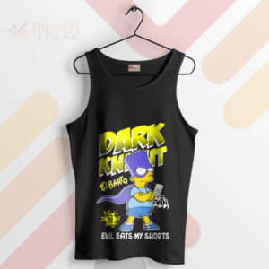 Bart's Night Out The Dark Knight Black Tank Top