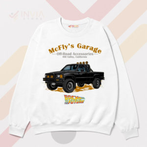 Blast from the Past McFly’s Garage White Sweatshirt