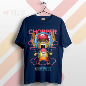 Chopper's Crew Adorable One Piece Funny Navy T-Shirt