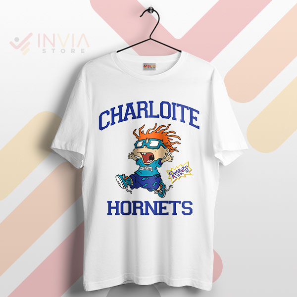 Chuckie Finster Rugrats Joins Hornets White T-Shirt