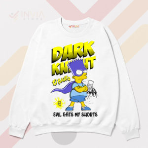 Dark Knight Faces Off Against El Barto Sweatshirt