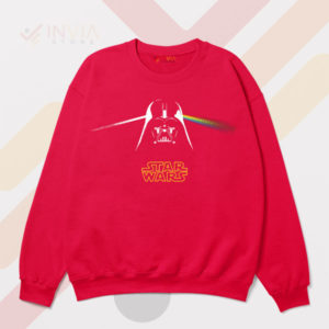 Darth Vader's Exploration of Pink Floyd Red Sweatshirt