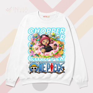 Doctor Cute Chopper One Piece Manga White Sweatshirt