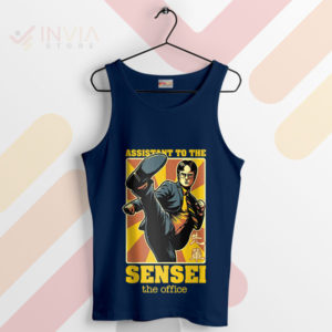 Dwight's Dojo The Office Sensei Navy Tank Top