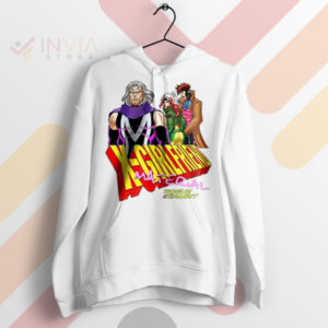 Emotional Tug-of-War Rogue and Gambit White Hoodie