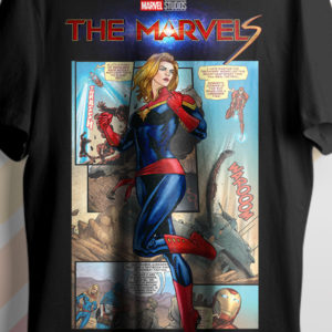 Enter the Marvel Universe Comic Art T-Shirt 2