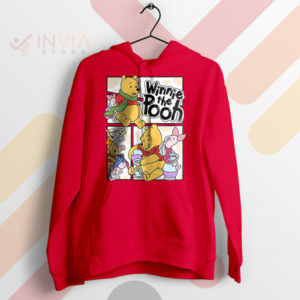 Explore the World of Winnie the Pooh Red Hoodie