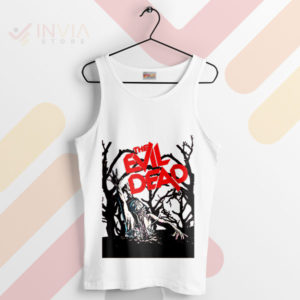 Face the Fear Evil Dead Rise Movie White Tank Top