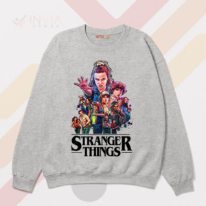 From Eleven to Hopper Stranger Things 5 Sport Grey Sweatshirt
