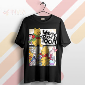 Happiness Winnie the Pooh Magic Black T-Shirt
