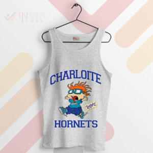 Hornets Welcome Chuckie Finster Sport Grey Tank Top