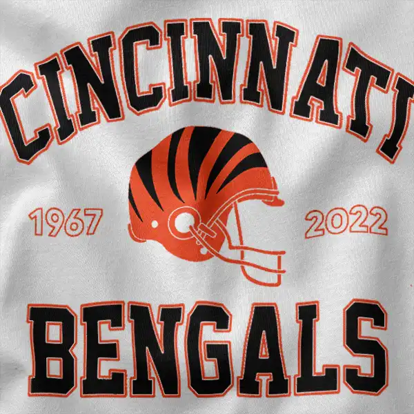 Vintage Football Bengals Helmet T-Shirt