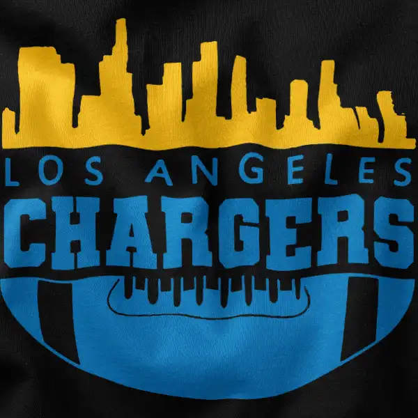 Cheap Los Angeles Chargers Mascot Graphic Apparel
