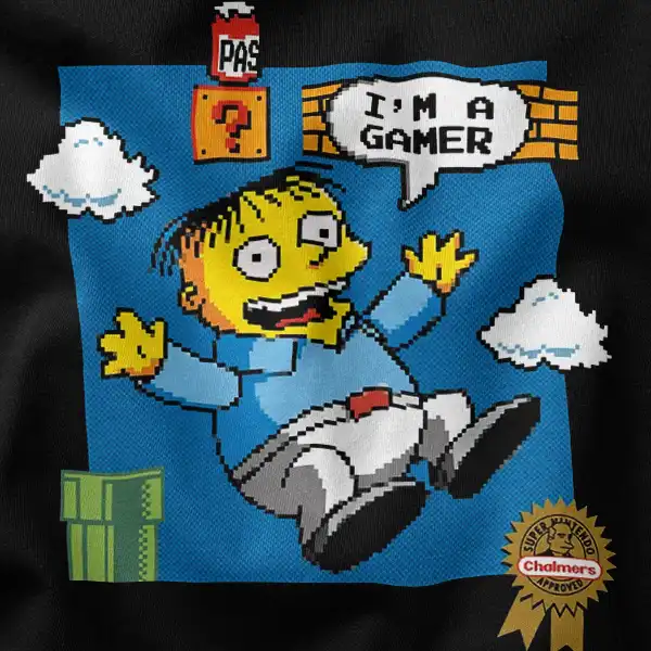Ralph Wiggum Mario Bros 3 Game Over T-Shirt
