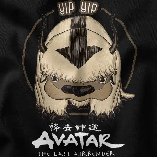 Appa the Legend of Aang Yip Yip Graphic Merch