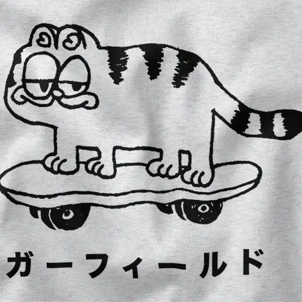 Japanese Garfield Anime Style Kawaii Cat Graphic Merch