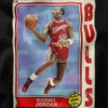 Vintage Basketball Card Jordan Bulls Team Graphic Apparel