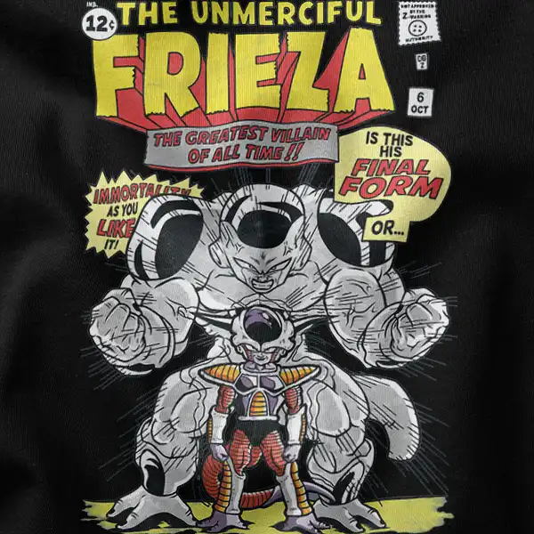 Comic Style Final Form Frieza Graphic Tee