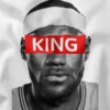 Face King Lebron James Meme Graphic Apparel