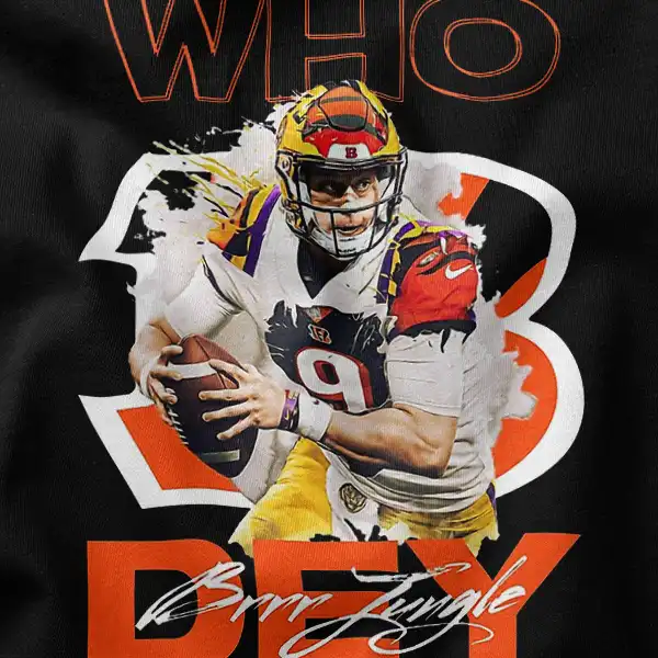 Joey Signature Who Dey Bengals Chant Graphic Apparel