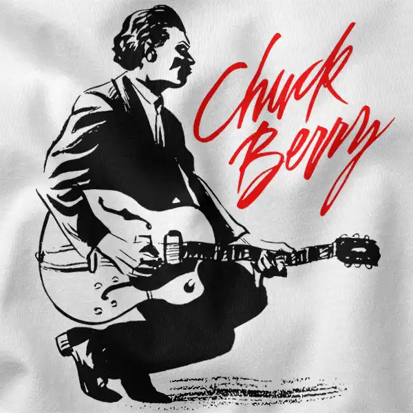 Vintage Chuck Berry Songs Graphic Apparel