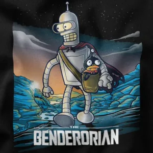 Mandalorian 3 Bender Futurama Graphic Merch