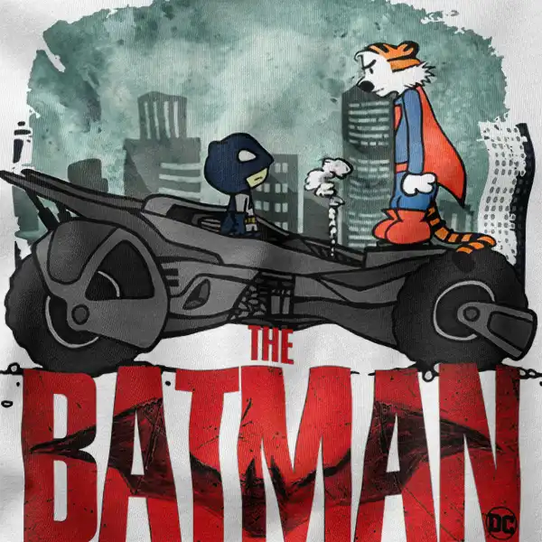 The Batman Batmobile Comic Strip Graphic Merch