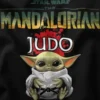 Funny Baby Yoda Judo Schools Graphic Apparel