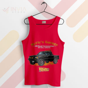 Journey Through Time McFly’s Garage Red Tank Top