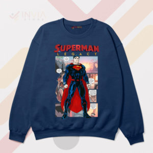 Last Son of Krypton Superman Legacy Navy Sweatshirt
