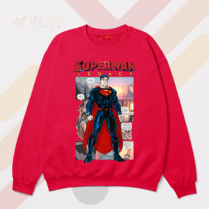 Last Son of Krypton Superman Legacy Red Sweatshirt