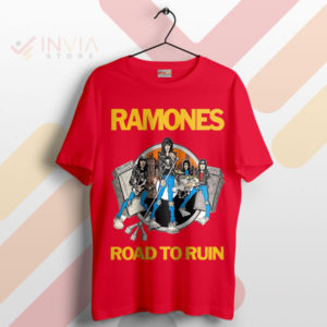 Legends Journey Ramones Road to Run Red T-Shirt