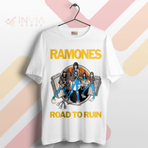 Legends Journey Ramones Road to Run White T-Shirt