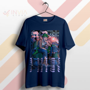 Luigi's Legaacy Green Mushroom Brother Navy T-Shirt