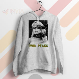 Melancholy of Twin Peaks Laura Palmer Sport Grey Hoodie