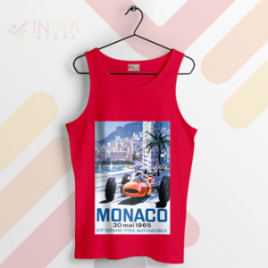 Monaco Memories F1 Classic 1965 Red Tank Top