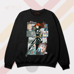 Natasha's Comic Black Widow Assassins Black Sweatshirt