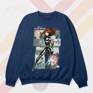 Natasha's Comic Black Widow Assassins Navy Sweatshirt