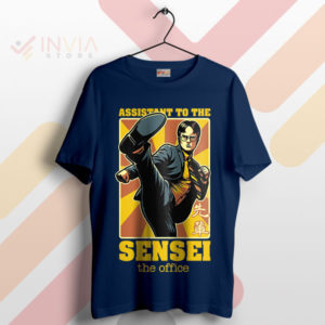 Office Sensei Dwight Lead with Beets Navy T-Shirt