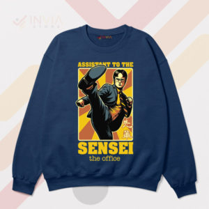 Office Zen with Schrute Sensei Navy Sweatshirt