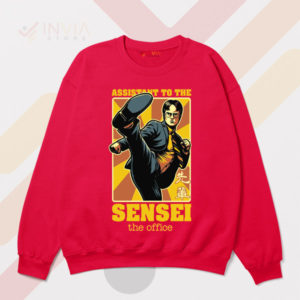 Office Zen with Schrute Sensei Red Sweatshirt