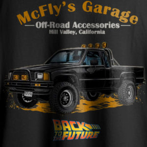 Rev Up with McFly's Garage Merch T-Shirt 2